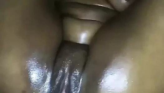 Beautiful juicy big booty ebony gets her pussy impaled by BBC! Part1