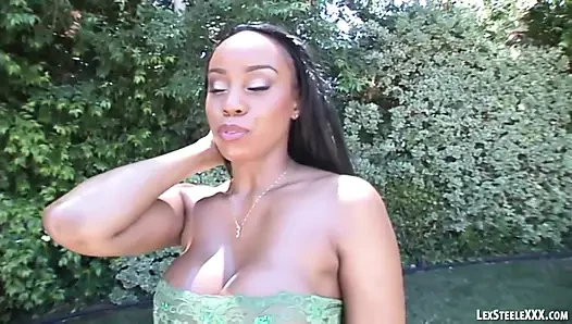 Lexington Steele, секс с Sandi Jackman в видео от первого лица