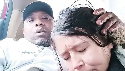 Asian Street Hooker Car Blowjob - Risky Roadside Deepthroat & Swallow & MILF