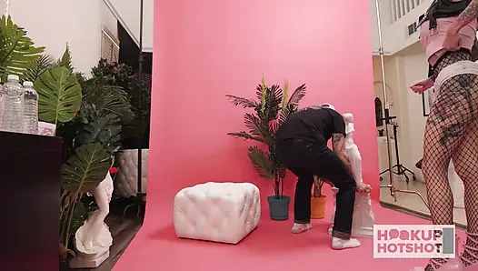 Sasha Beart Teases With Sexy Outfits Before Her Hot Shoot! BTS