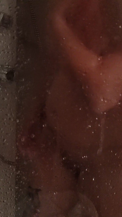 Caught my stepsister in shower and she let me watch on big tits and tight pussy | Clip 1