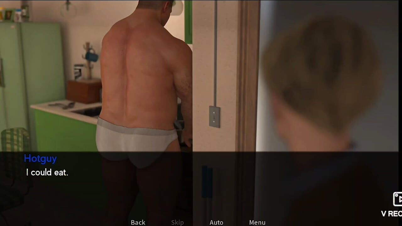 Stiff hottie manly fucks his shy guest.