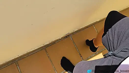 He needed a foot massage, so I gave it to him in my special way!