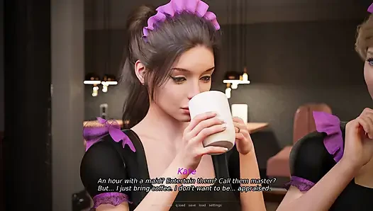 Kate 44 извращенная невеста грубо трахает Kate, пока она заставляет ее фантазировать о Денисе