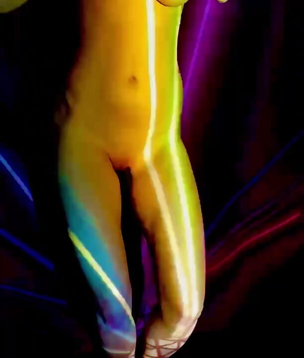 Naked disco girl
