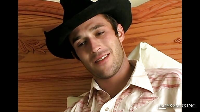 BoysSmoking: Handsome Cody Smokes While Performing A Hot Solo Masturbation
