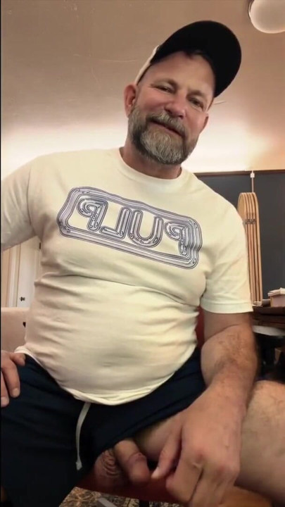 Hairy Bear Jerks off after gym  full video | Clip 2