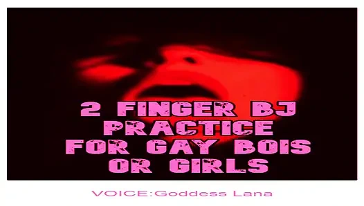 2 Finger blowjob-Übung für jungs oder mädchen
