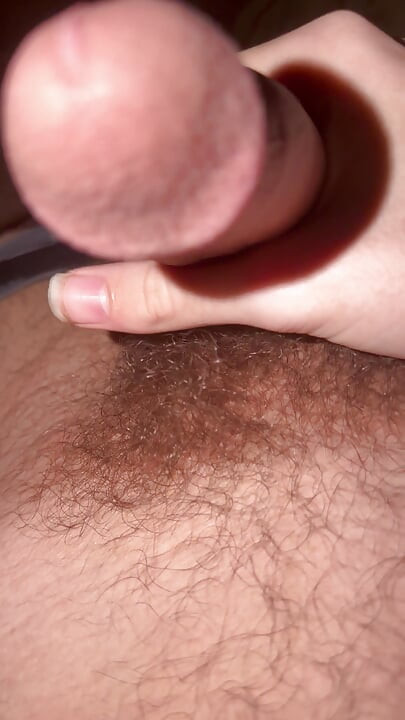 Jacking off before bed