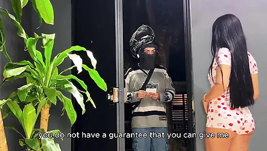 Beautiful Colombian Woman Can't Pay Her Debt... so She Spreads Her Legs While Her Husband Is Away! - Space Productions