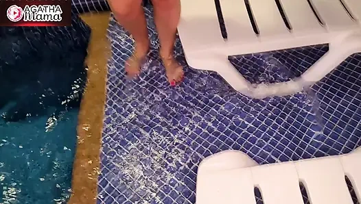 Agatha in Motel Hot Pool Plus My Perfect Blowjob Before Explosive Fuck