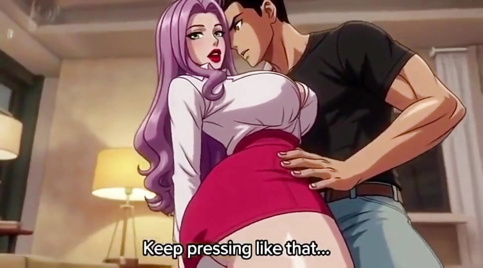 Horny stepmom grabbed by stepson when no one at home