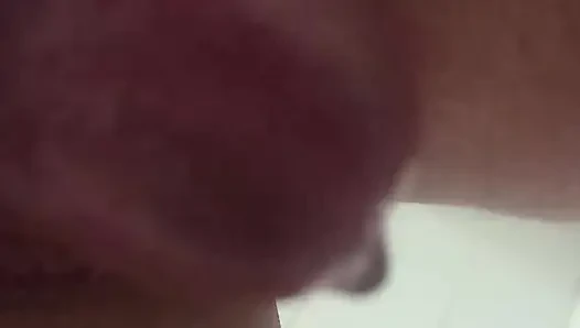Urine through an 8 mm plug