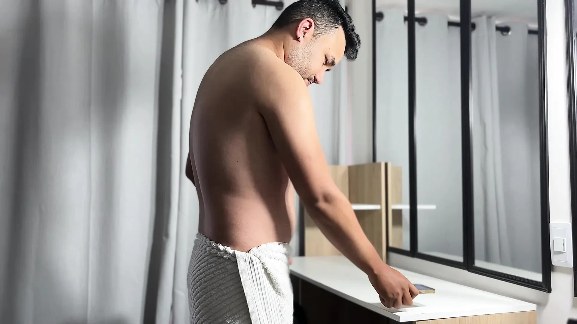 Stepfather discovers that his stepson is gay and teaches him what it's like to be with a real man