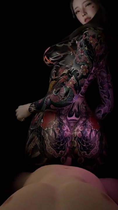 VAM POV - Yakuza Tattoo Girl 1 | Leike 1