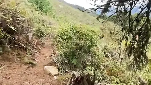 We look for a place in the woods and suck his dick
