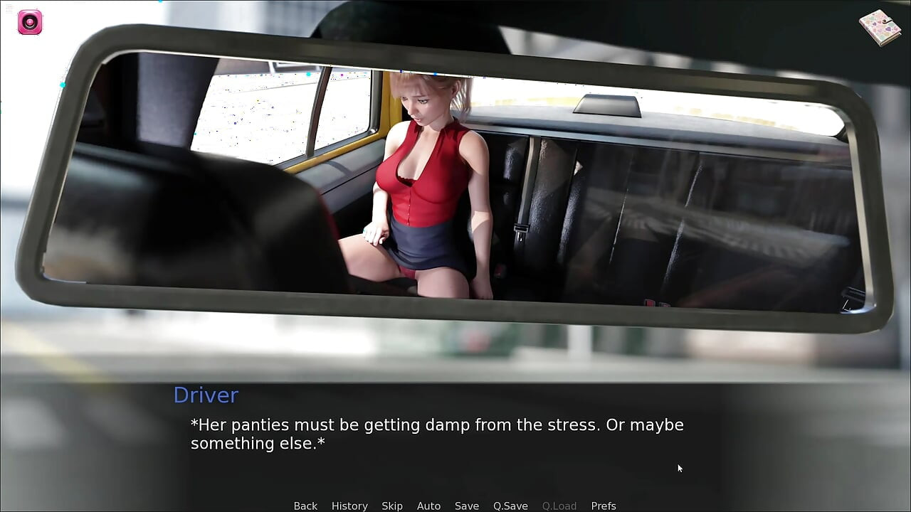 Sexy Girl Spreading Her Legs And Showing Panties To older Taxi Driver Guy