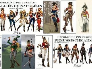 Which Two Napoleonic Soldier Babes Are Ladine Calista ?
