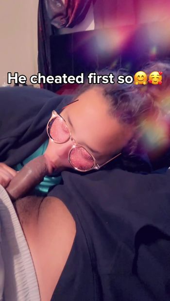 This bitch really cheated