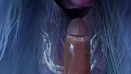 Best blowjob by A Night Elf princess POV - 3D Porn