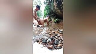 fucking in the river with a guy I met.... Very tasty