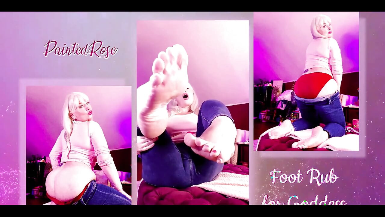 Footboi 对女神罗西的足部崇拜和服从