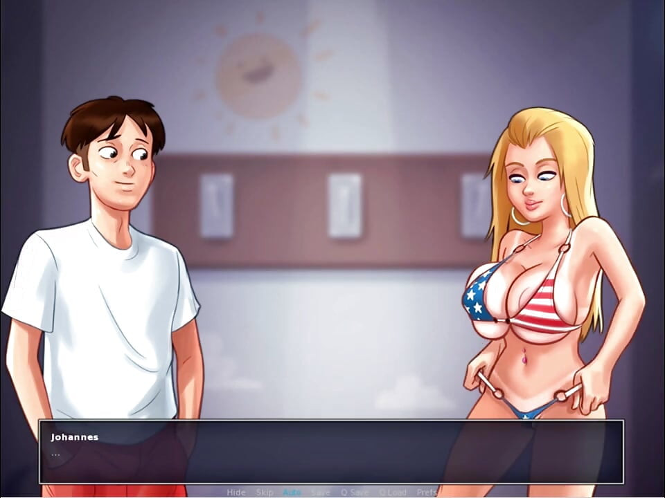 Summertime Saga - Eve might be pregnant after Johannes fucked her