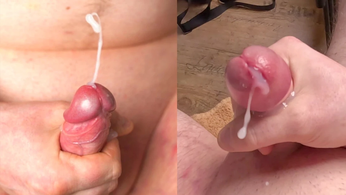 Slow Motion Cum - Mega Orgasm Noise - Red Young Acorn