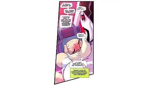Power girl X Lobo - ein super-schätzchen reitet großen fetten schwanz