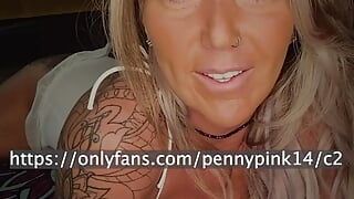 Blonde Girl Flashes Her Tits on Video and Plays with them