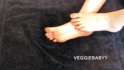 Rubbing Oil on My Feet
