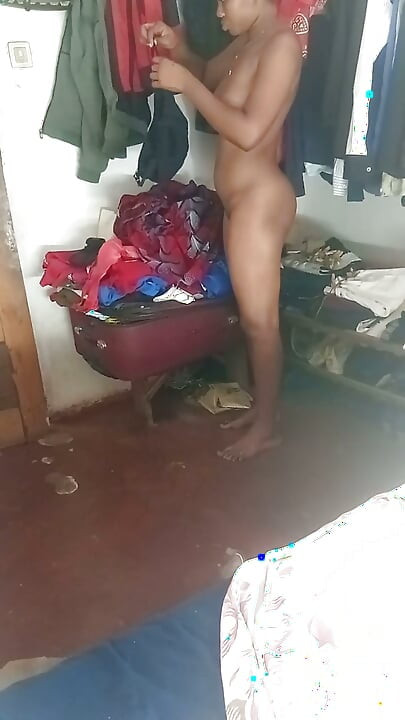 Hot night with a lush young African woman