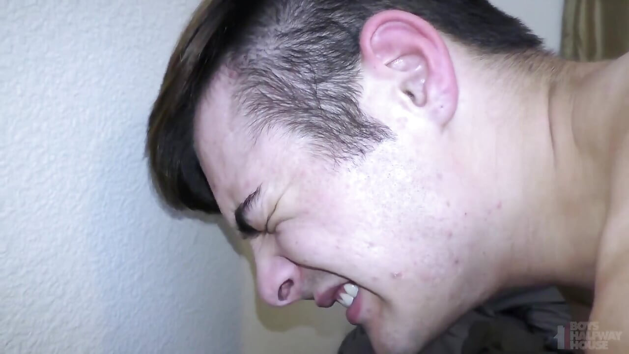 Hairy teenage bully put into place by thick cocked halfway house manager