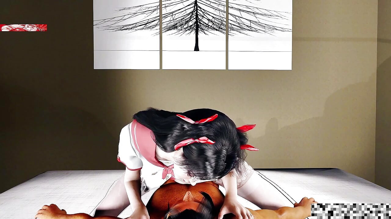 3D- 3D Animasyon Hentai'de götlü bebek