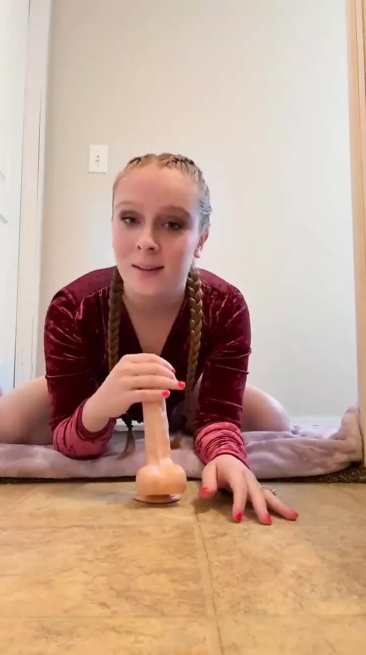 Redhead Riding Dildo While Talking Dirty