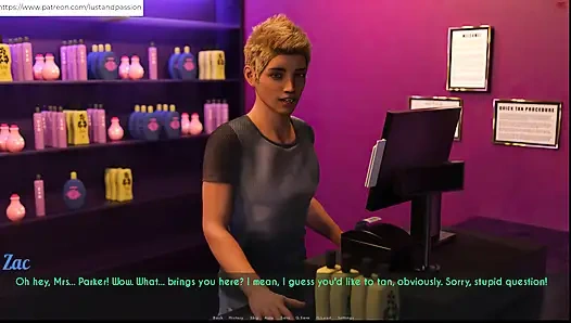 Awam - zac bronzlaşma salonunda Sophia'ya yardım etti