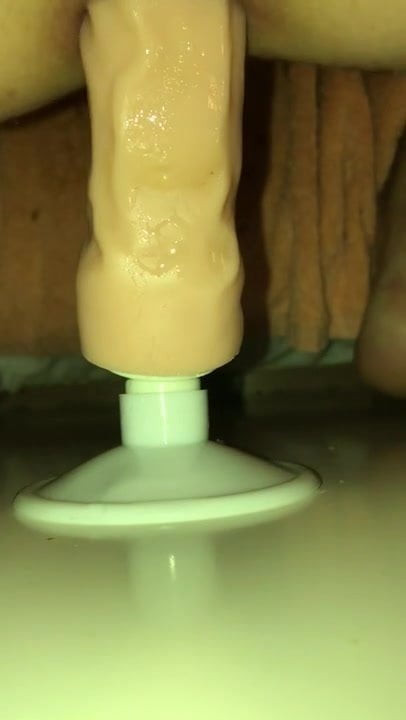 Me riding my new dildo