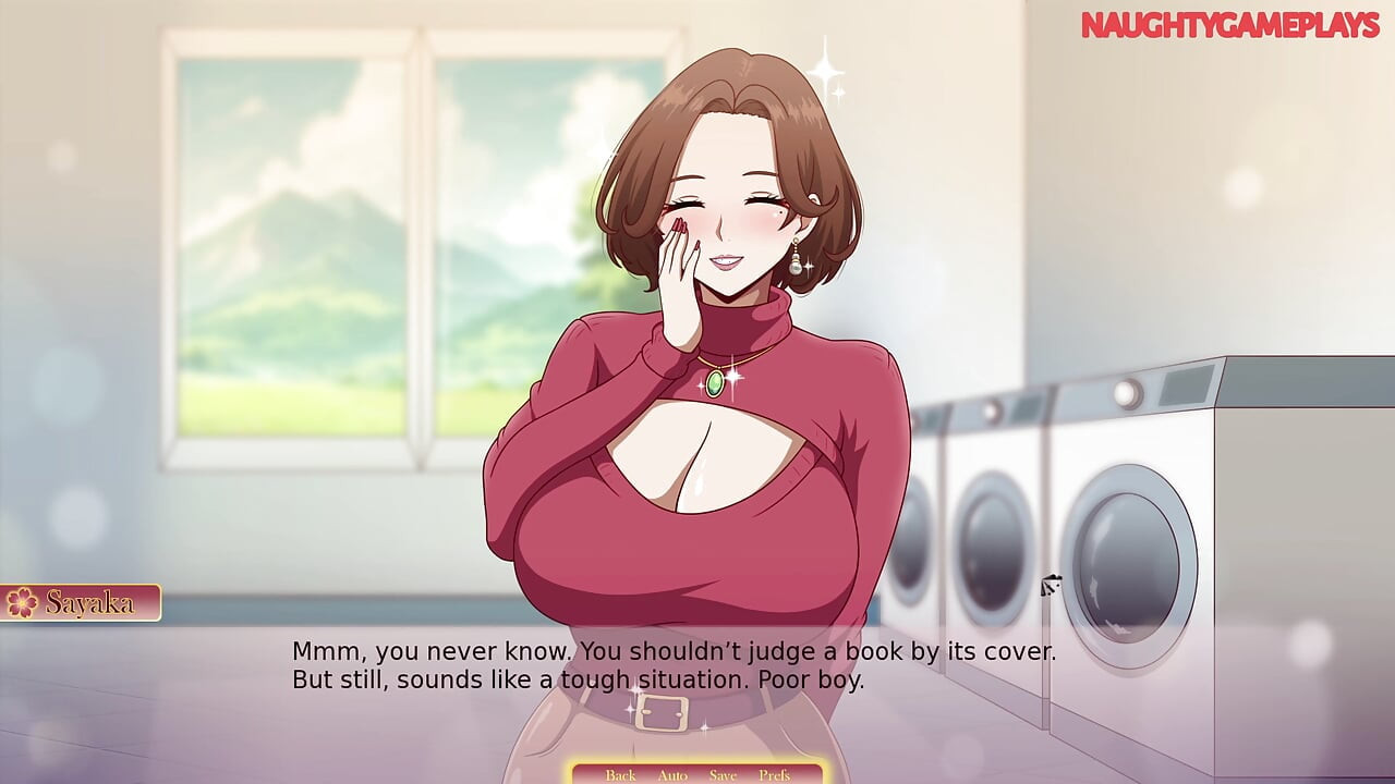 Sayaka Min Stygga MILF Granne - Av Erebeta