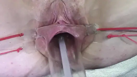 11 Weit Gespreizte Muschi Nahaufnahme Ficken Mit Lampe 1000 Watt