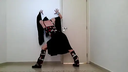 My freak way being a scare sensual gothic girl
