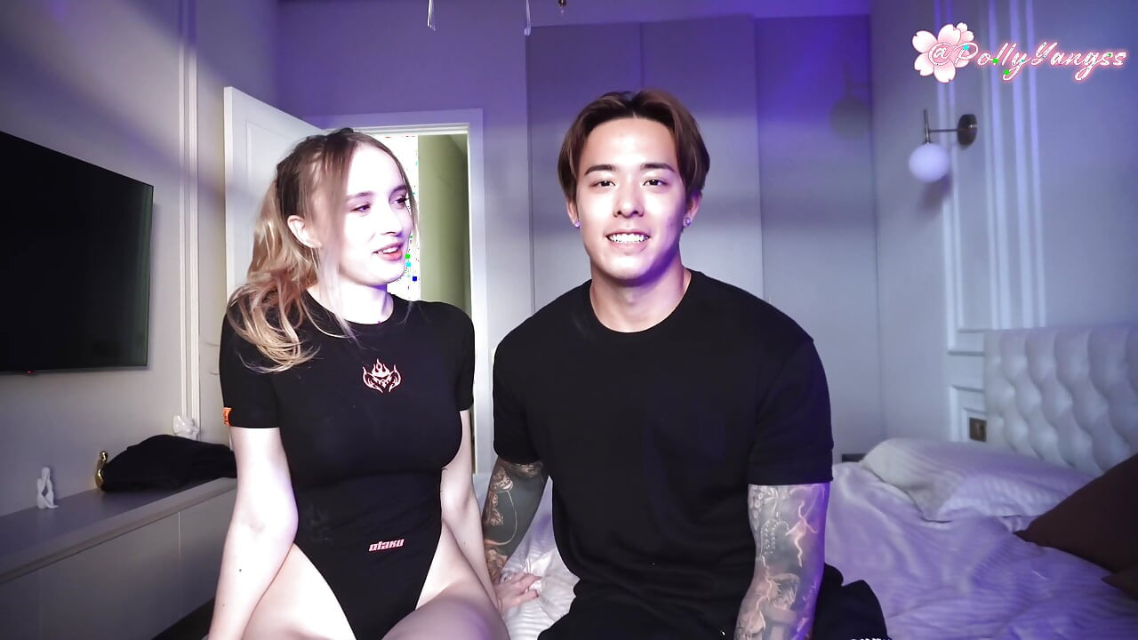 Polly Yangs dạy cho chàng trai châu Á dễ thương một bài học về tiếng Nga và tình dục tuyệt vời