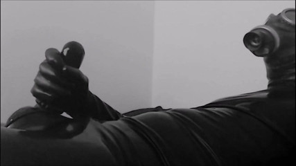 Masturbate in Black Latex Catsuit III