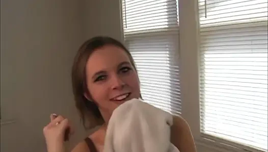 Desperate Amateurs Bree and Tatiana suck big hard cock and get their faces covered in hot cum
