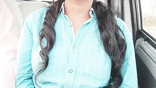 Step Dad and Step Daughter Car Sex Telugu Dirty Talks
