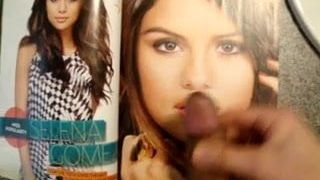 Большая порция спермы на лице Selena Gomez