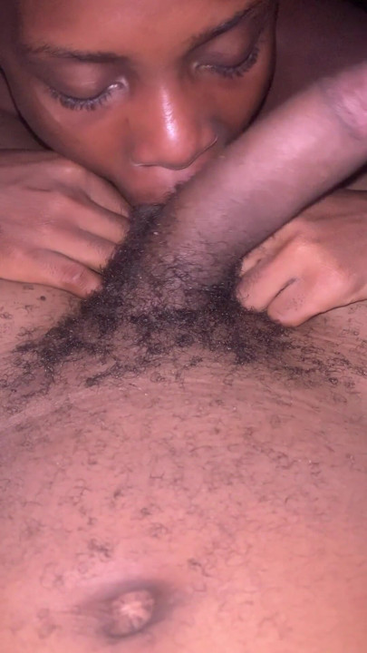 Horny African Teen Maid Snuck into my Room In the middle of the night waking me tup Sucking my Morning Wood  Very hot Blow job | Clip 1
