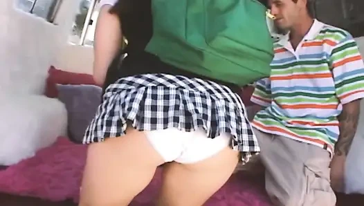 Sexy Ice Cream Scene-3_sexy Busty and Curvy Brunette Having Sex with the Ice Cream Man