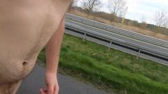 Mutprobe Nackt an Autobahn Lost Bet