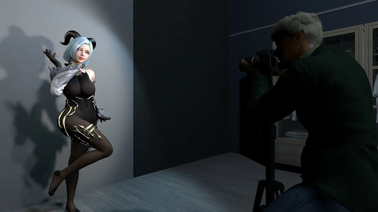 VAM POV - Ganyu Cos And Photographer (VAMSOY Scenes)