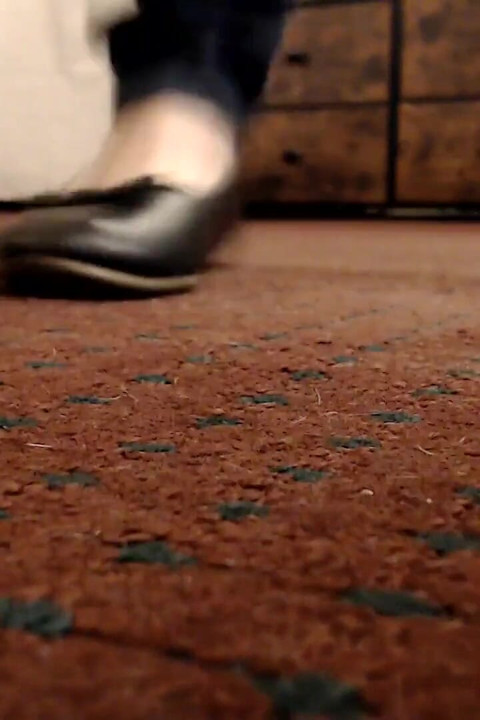 Shrunken to Serve as Mop Vacuum Foot Slave